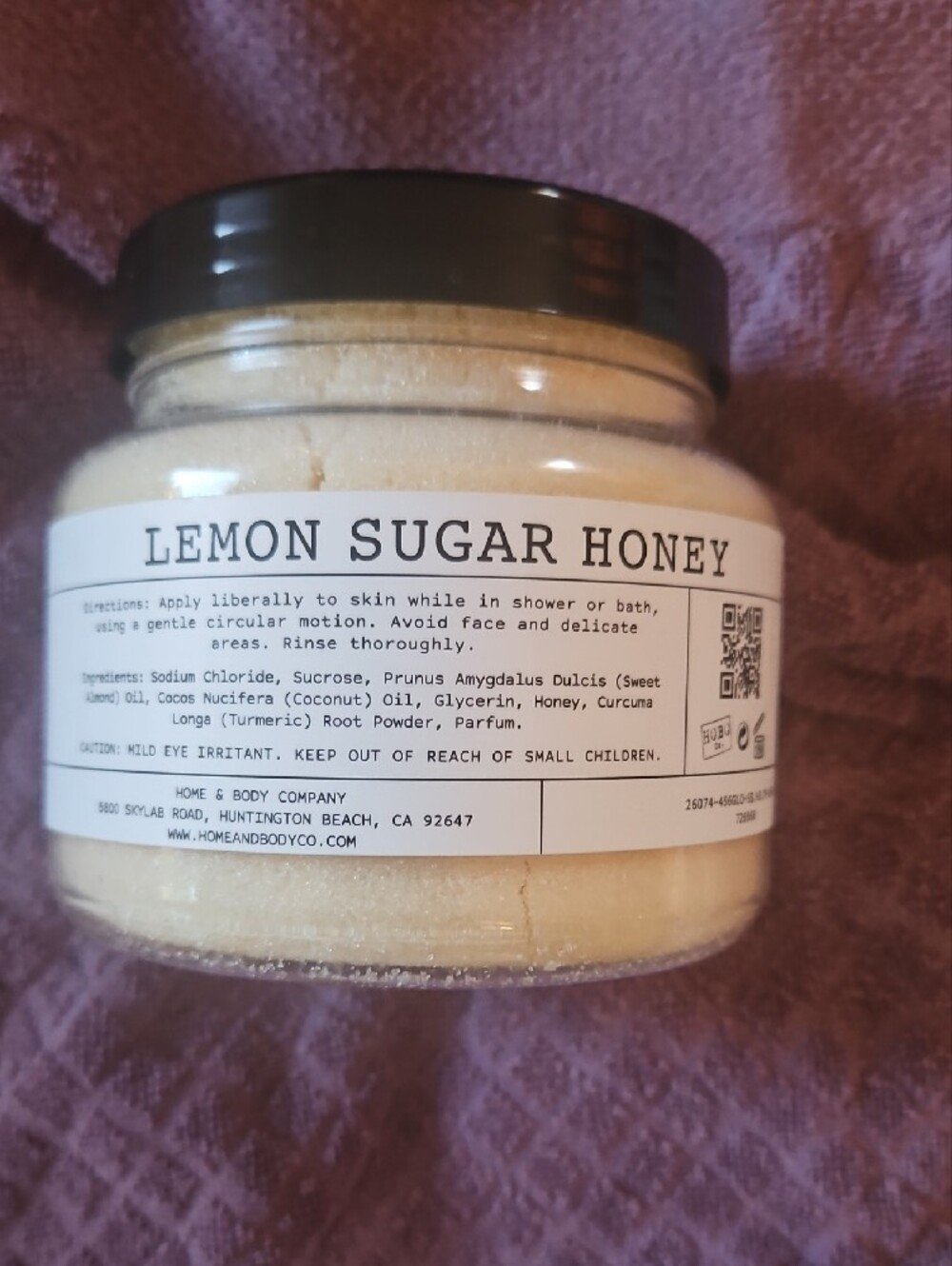 Lemon Sugar Honey Body Scrub - Picture 2 of 3